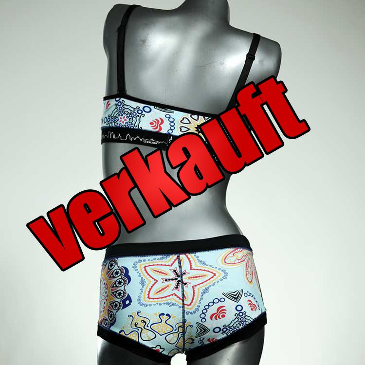 farbige bunte handgemachte sexy Ensemble mit BH