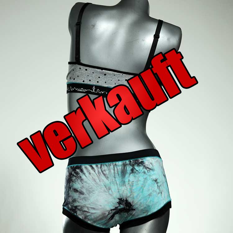 schöne ökologische sexy farbige Ensemble mit BH