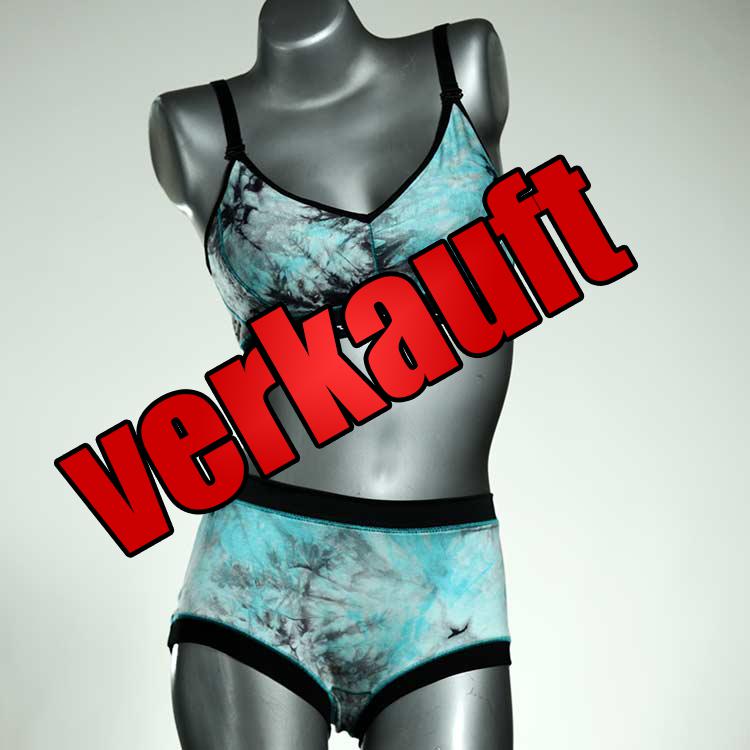 schöne ökologische sexy farbige Ensemble mit BH