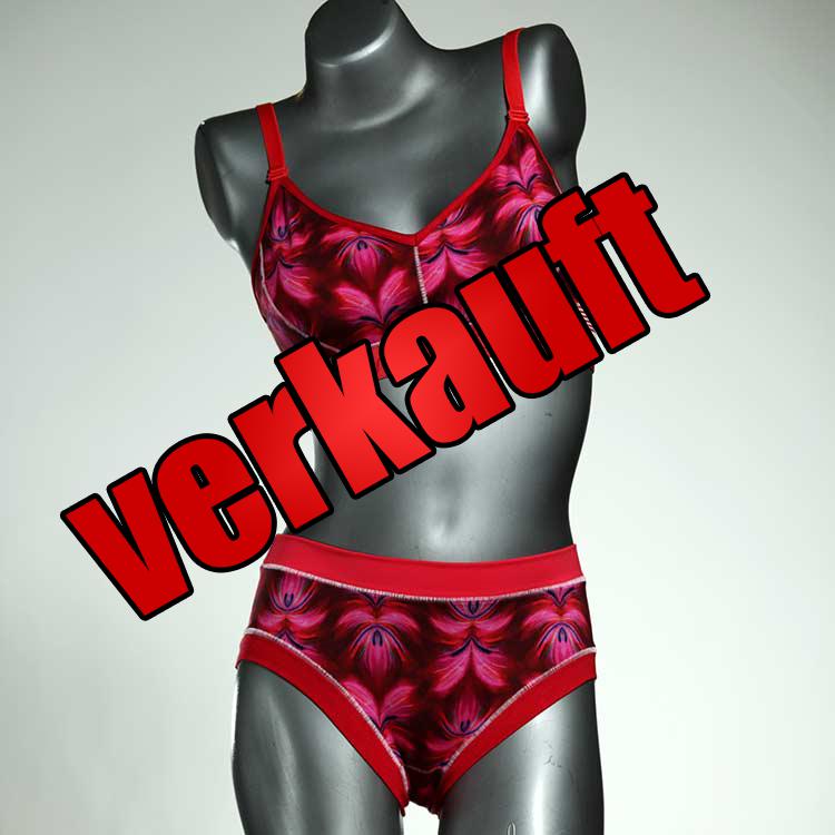 nachhaltige sexy bunte farbige Ensemble mit BH