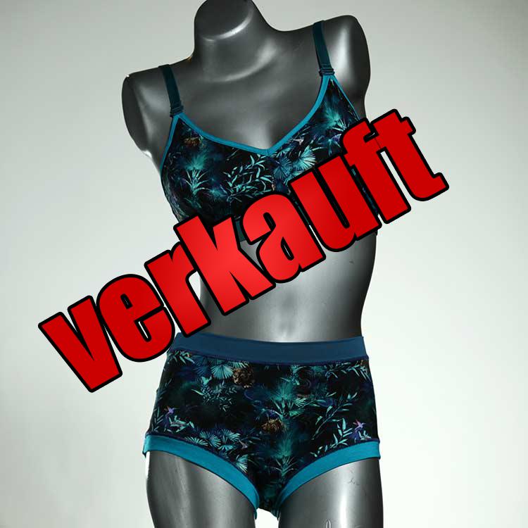 gemusterte attraktive handgemachte sexy Ensemble mit BH