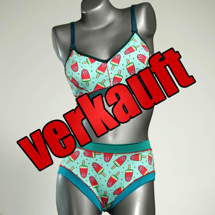 ökologische bunte farbige nachhaltige Ensemble mit BH