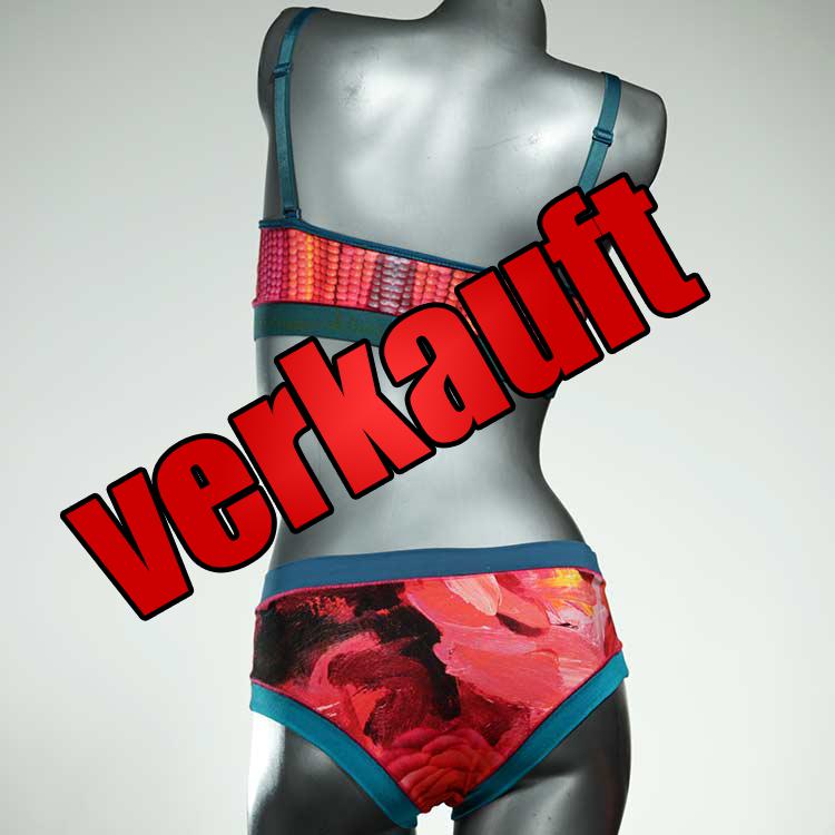 süße gemusterte handgemachte sexy Ensemble mit BH