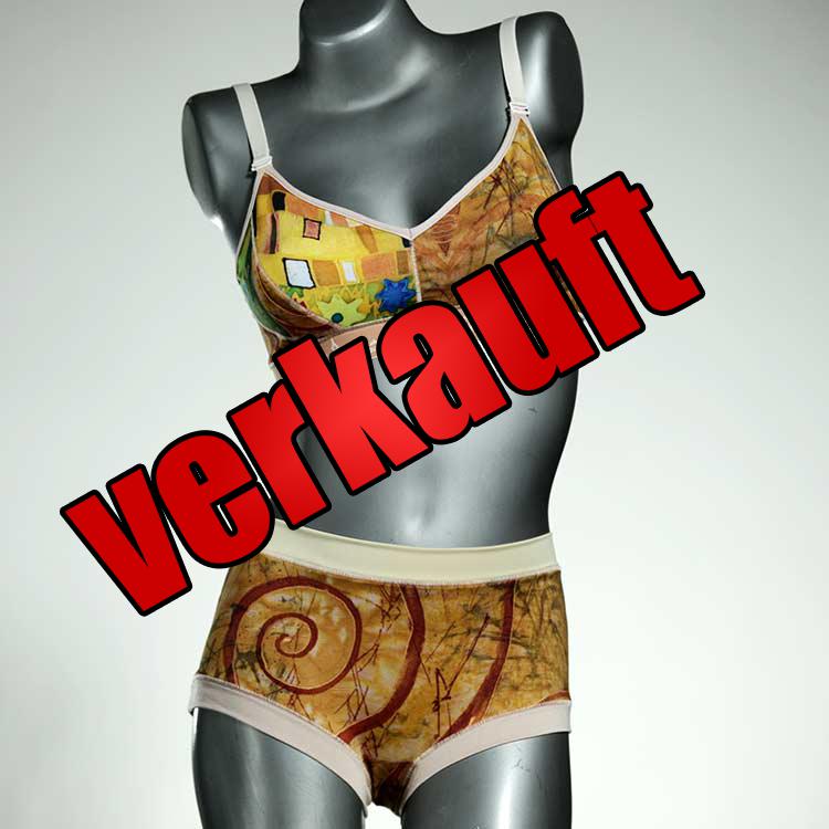 nachhaltige ökologische handgemachte sexy Ensemble mit BH