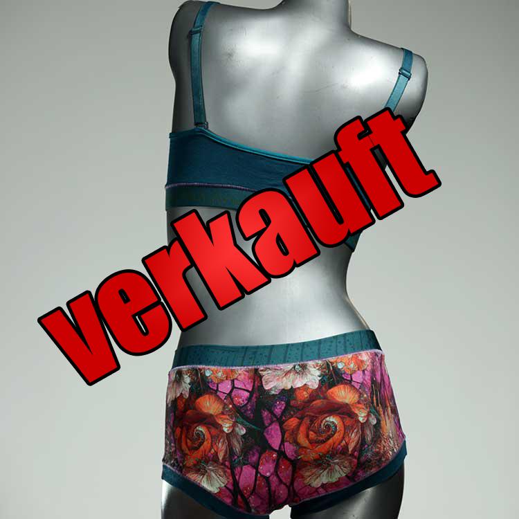 ökologische günstige handgemachte farbige Ensemble mit BH