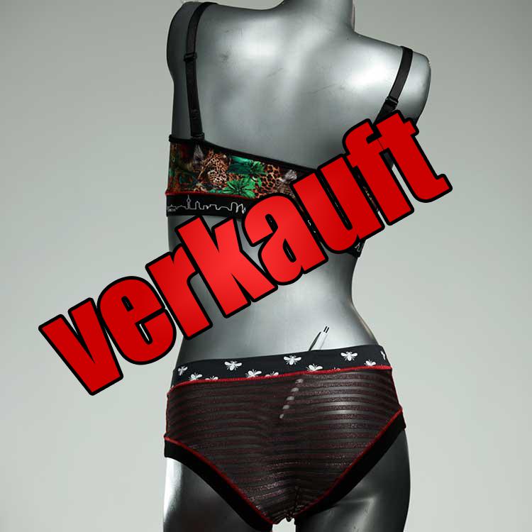 sexy gemusterte farbige günstige Ensemble mit BH