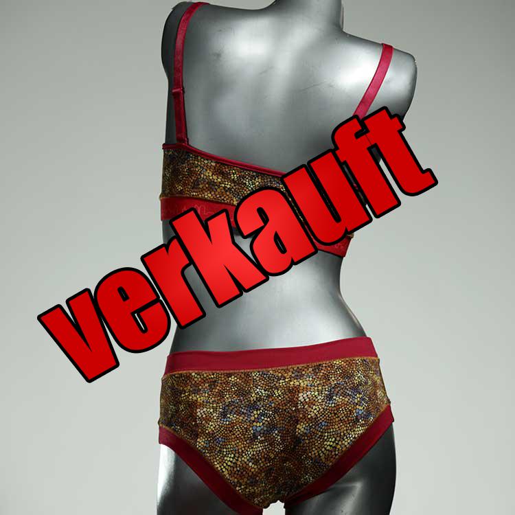 günstige gemusterte süße sexy Ensemble mit BH