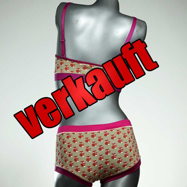 nachhaltige sexy bunte ökologische Ensemble mit BH