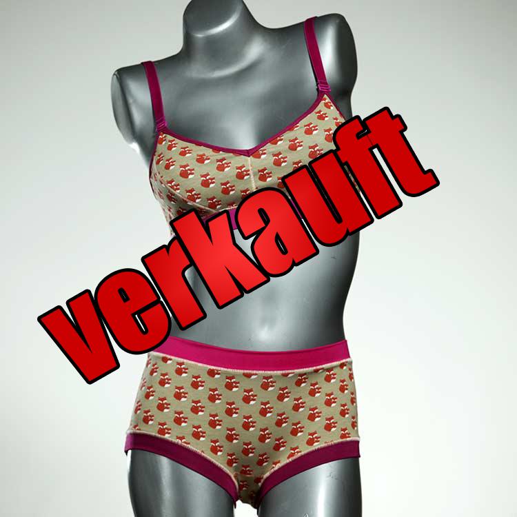 nachhaltige sexy bunte ökologische Ensemble mit BH