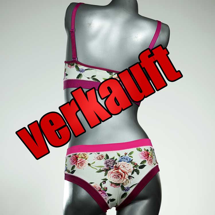 handgemachte bequeme gemusterte schöne Ensemble mit BH