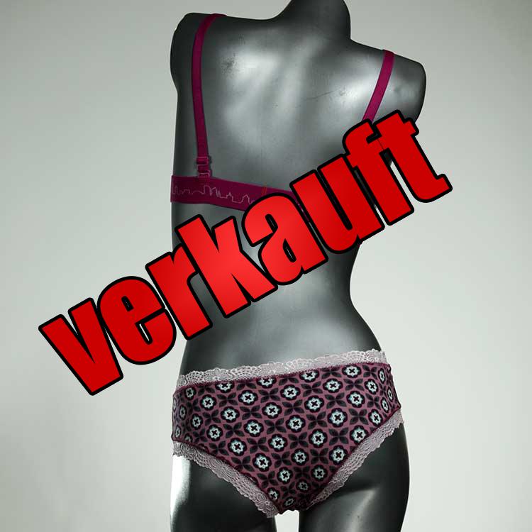 nachhaltige gemusterte bequeme sexy Ensemble mit BH