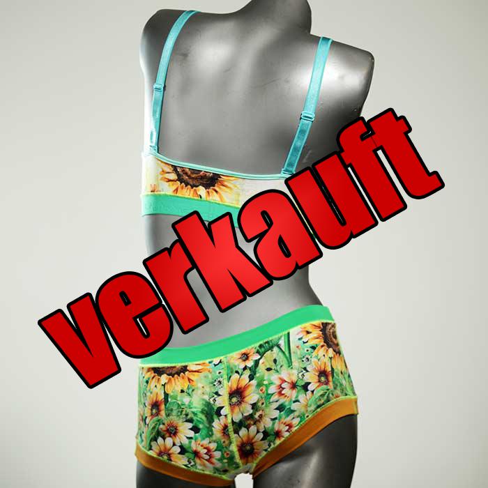gemusterte attraktive schöne süße Ensemble mit BH