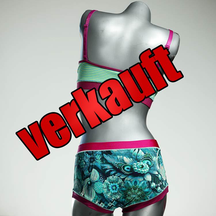 bequeme sexy handgemachte gemusterte Ensemble mit BH