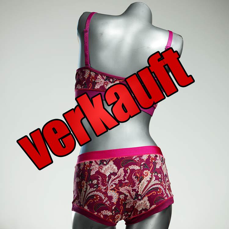 ökologische günstige bunte gemusterte Ensemble mit BH