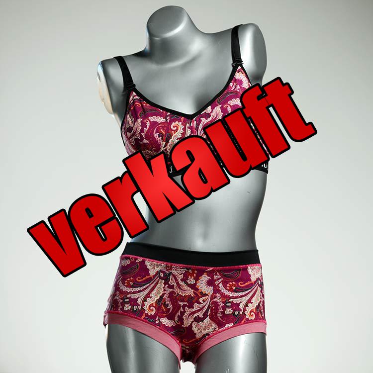 sexy süße handgemachte ökologische Ensemble mit BH