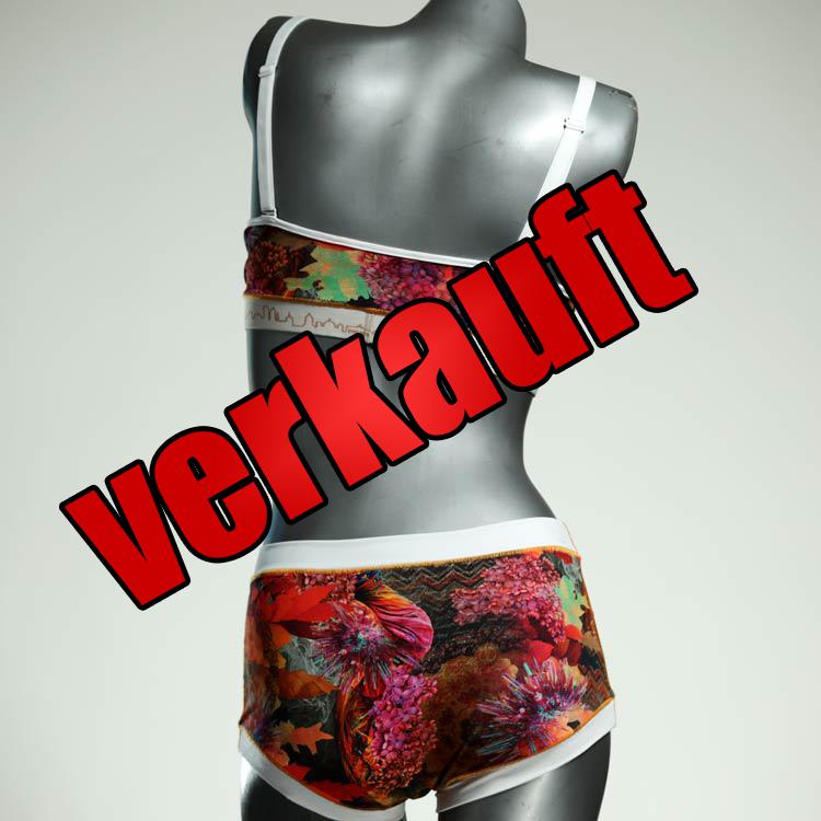 attraktive gemusterte nachhaltige bunte Ensemble mit BH