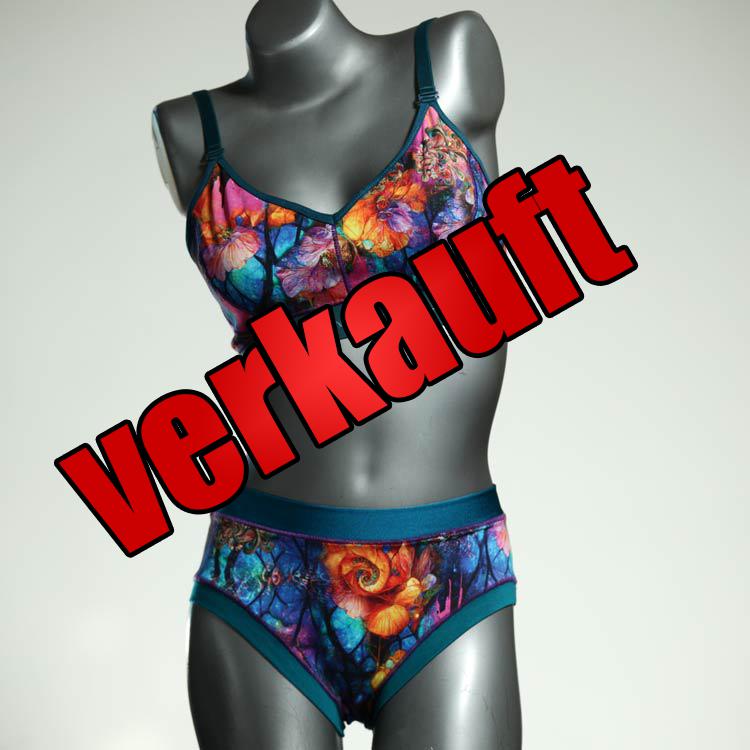 handgemachte bequeme süße bunte Ensemble mit BH