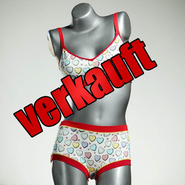 günstige nachhaltige handgemachte bunte Ensemble mit BH