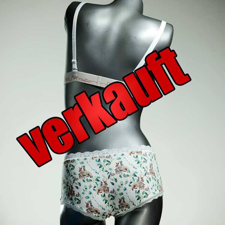 bequeme attraktive farbige gemusterte Ensemble mit BH