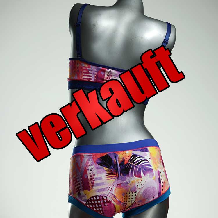 günstige bequeme bunte sexy Ensemble mit BH