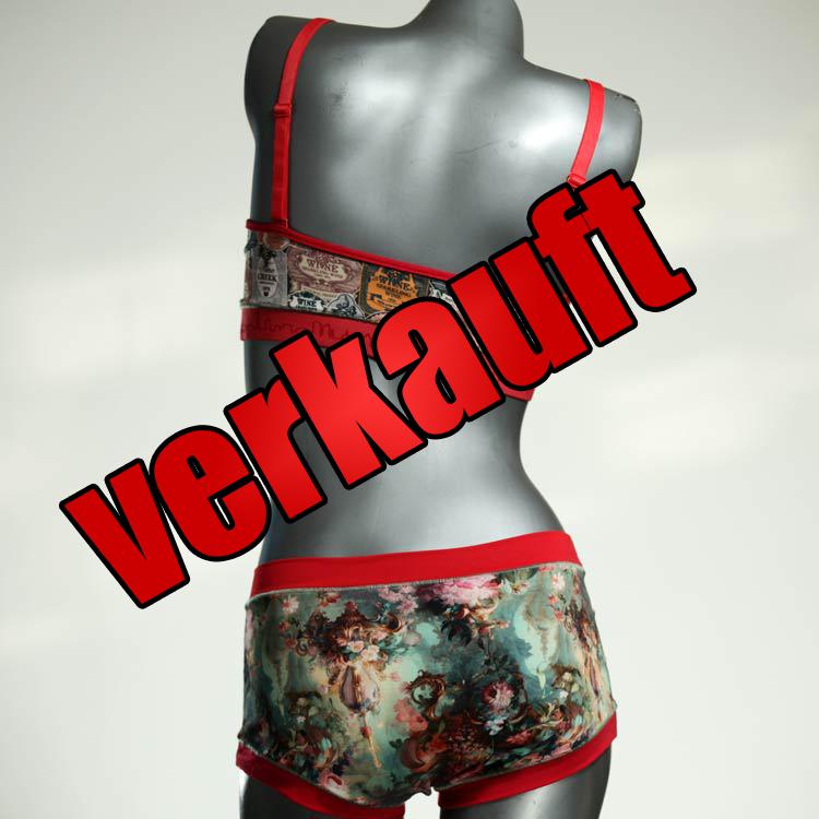 attraktive günstige bunte süße Ensemble mit BH