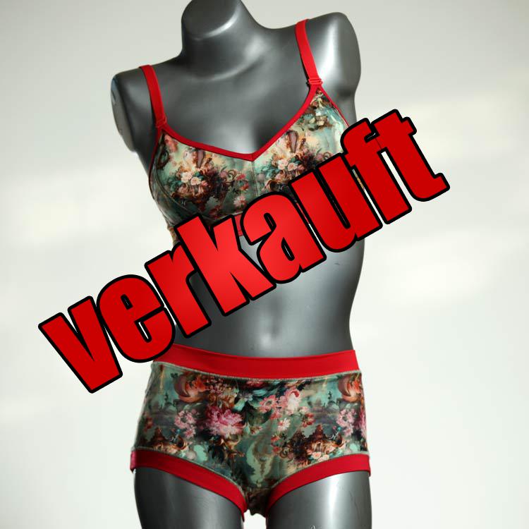 attraktive günstige bunte süße Ensemble mit BH