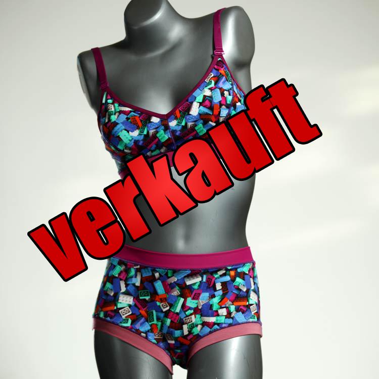 bequeme preiswerte farbige bunte Ensemble mit BH