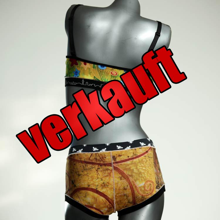 farbige attraktive süße gemusterte Ensemble mit BH