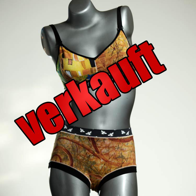 farbige attraktive süße gemusterte Ensemble mit BH