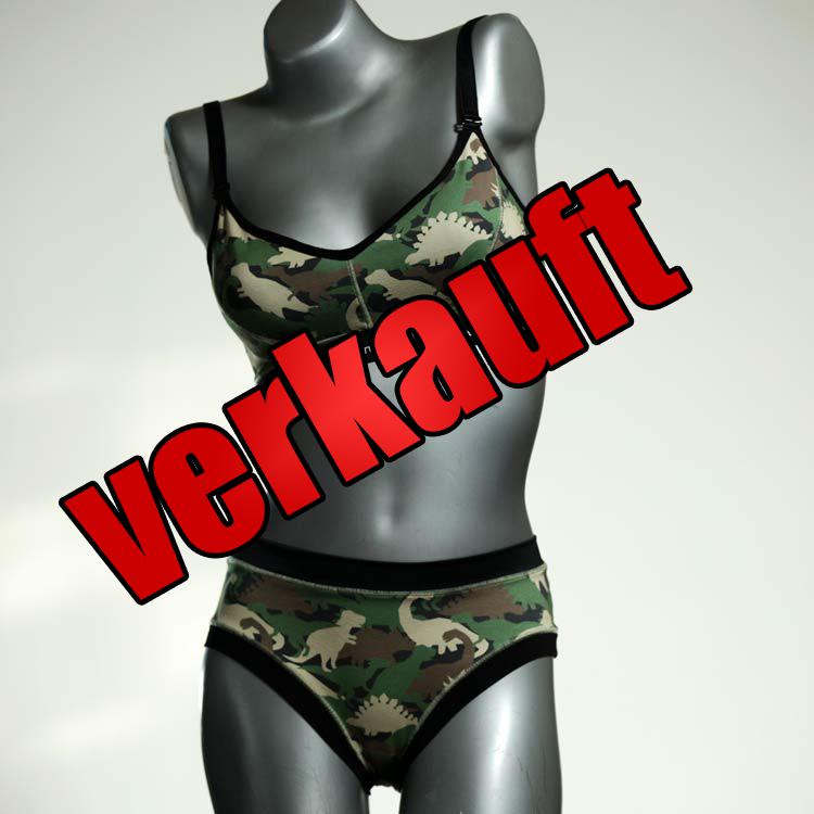 nachhaltige günstige gemusterte ökologische Ensemble mit BH