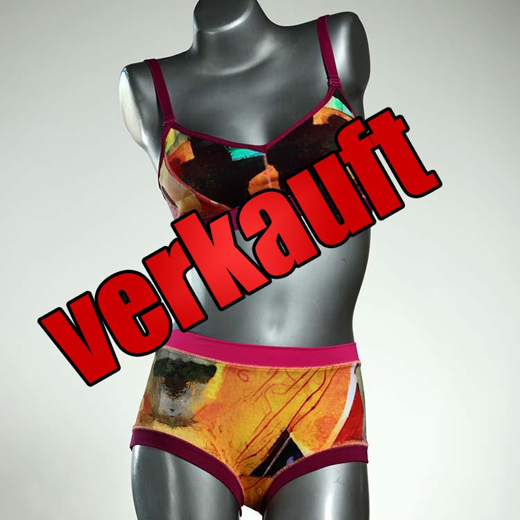 süße ökologische nachhaltige bunte Ensemble mit BH