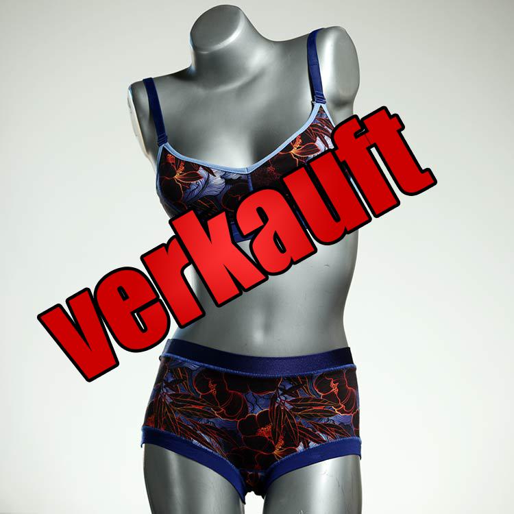 ökologische günstige gemusterte bunte Ensemble mit BH