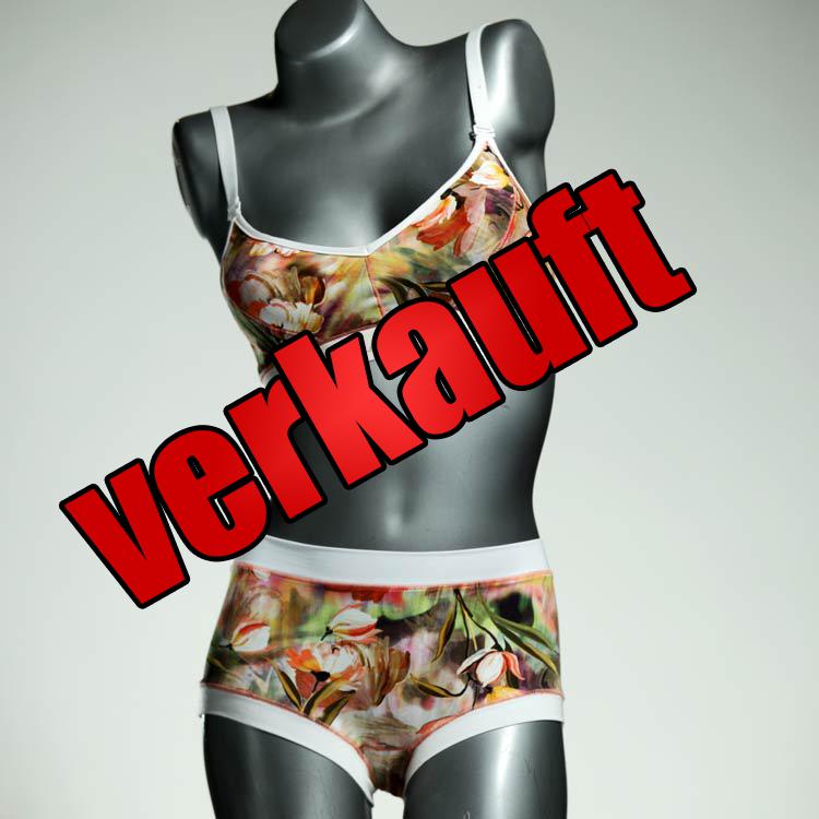 ökologische bunte sexy handgemachte Ensemble mit BH