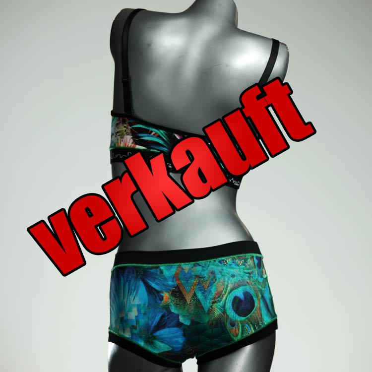 bunte preiswerte nachhaltige gemusterte Ensemble mit BH