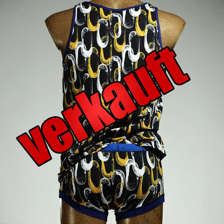 bequemer gemusterter sexy  Herren Unterwäsche Set aus Baumwolle