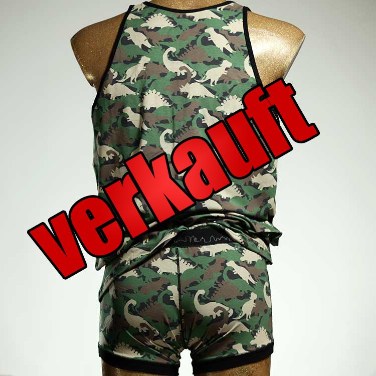 farbiger handgemachter attraktiver süßer Herren Unterwäsche Set aus Baumwolle