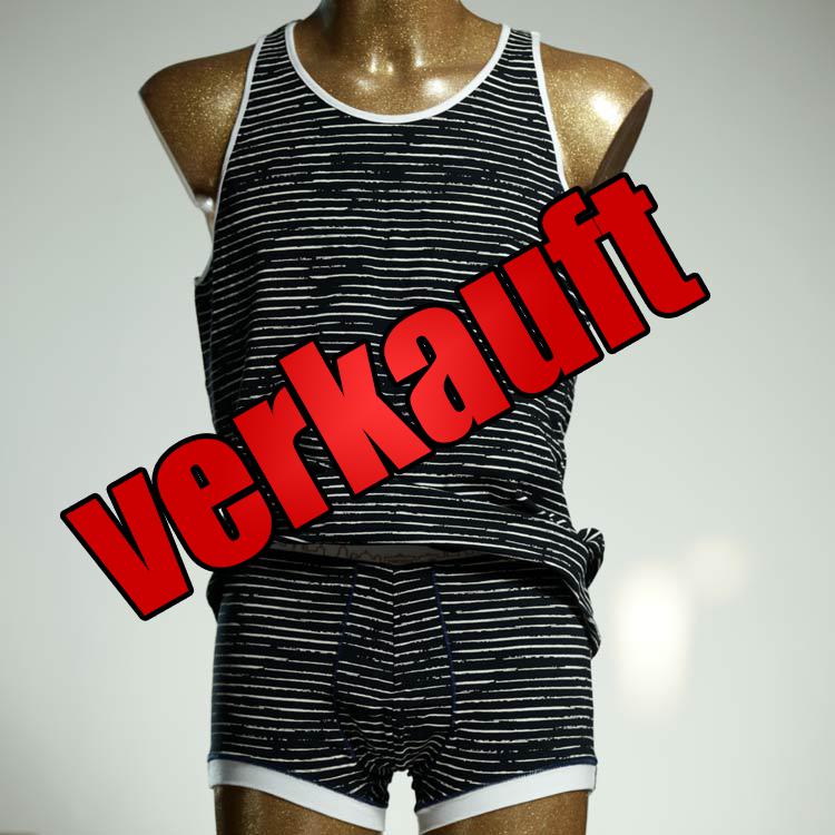 preiswerter nachhaltiger sexy bequemer Herren Unterwäsche Set aus Baumwolle