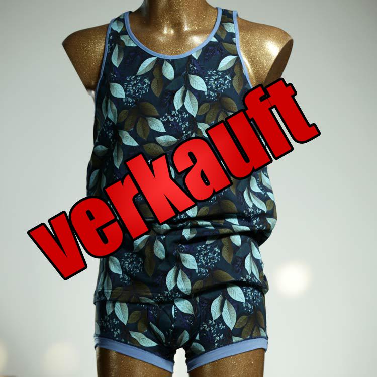 bunter attraktiver bequemer handgemachter Herren Unterwäsche Set aus Baumwolle