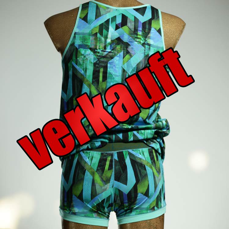 gemusterter ökologischer preiswerter attraktiver Herren Unterwäsche Set aus Baumwolle