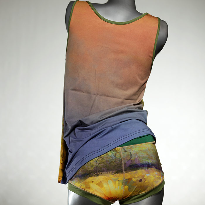 sexy bequeme süße Unterwäsche Set für DamenPanty / Hotpant mit Top aus Baumwolle thumbnail