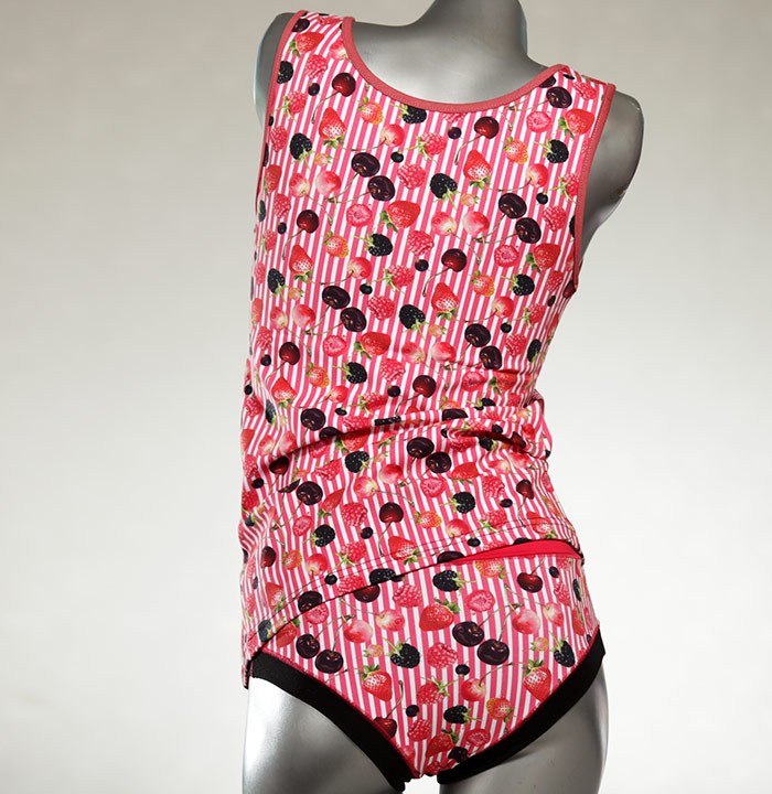  sweet patterned beautyful cotton underwear set for women thumbnail