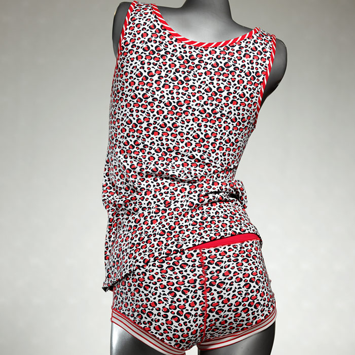 bunte attraktive schöne süße Unterwäsche Set für DamenPanty / Hotpant mit Top aus Baumwolle thumbnail