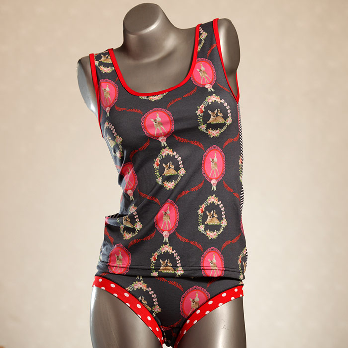  amazing sweet patterned cotton underwear set for women thumbnail