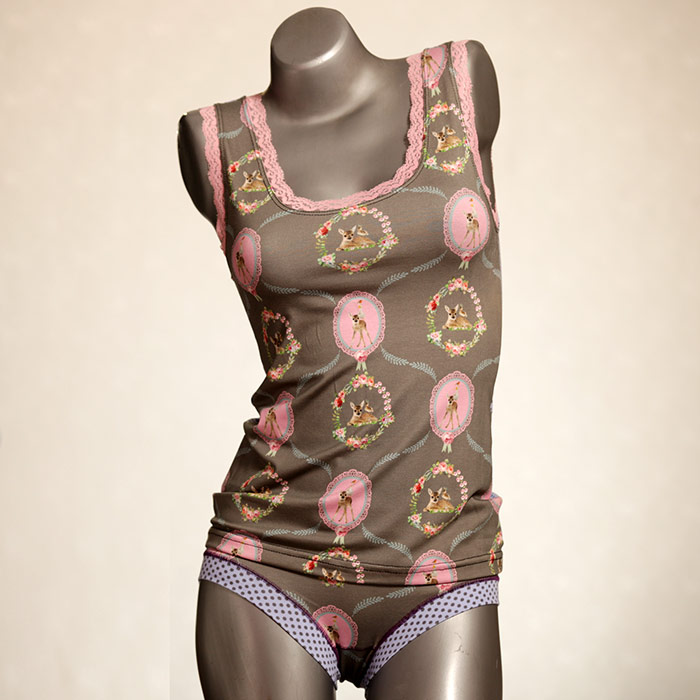  affordable attractive patterned cotton underwear set for women thumbnail