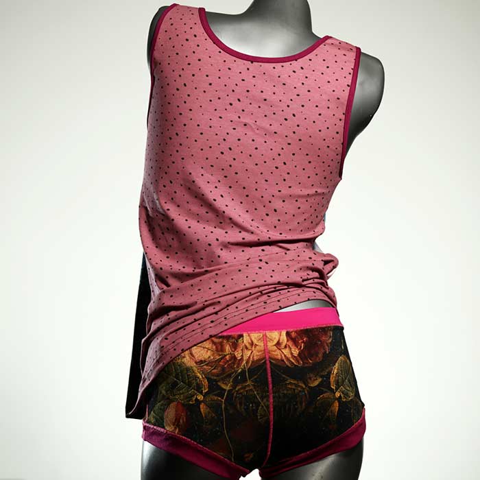  Unterwäsche Set für DamenPanty / Hotpant mit Top aus Baumwolle thumbnail
