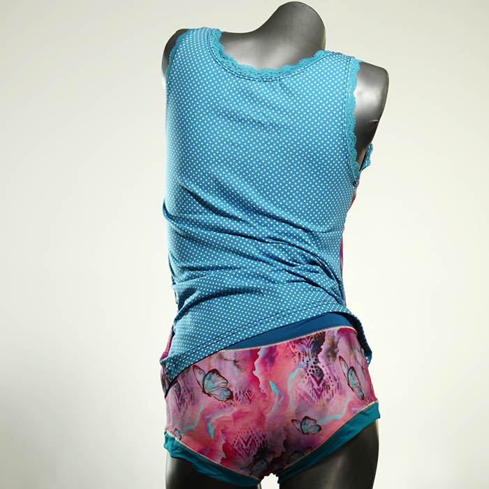 attraktive schöne bunte sexy Unterwäsche Set für DamenPanty / Hotpant mit Top aus Baumwolle thumbnail