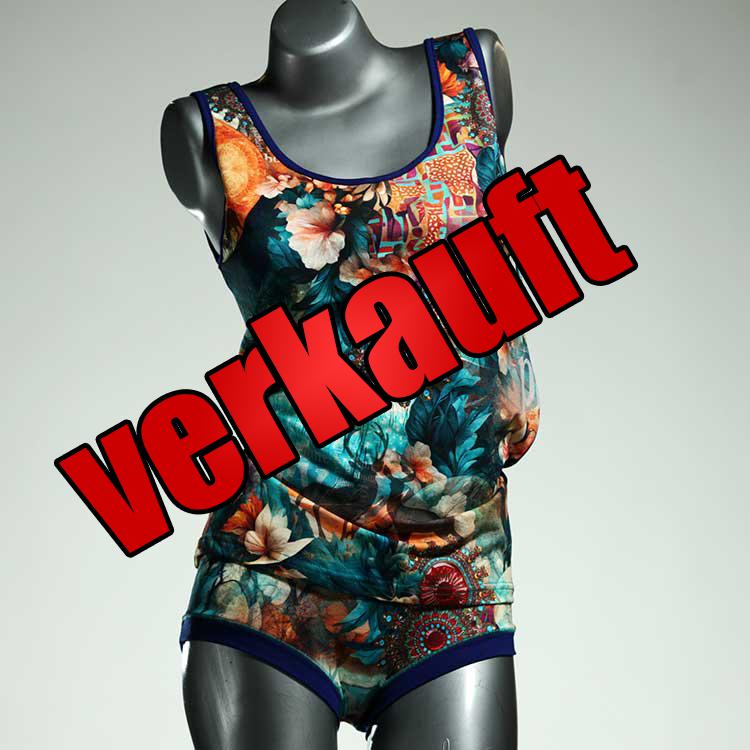attraktive bunte sexy bequeme Unterwäsche Set für DamenPanty / Hotpant mit Top aus Baumwolle