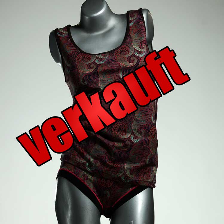 nachhaltige ökologische handgemachte günstige Unterwäsche Set für DamenPanty / Hotpant mit Top aus Baumwolle