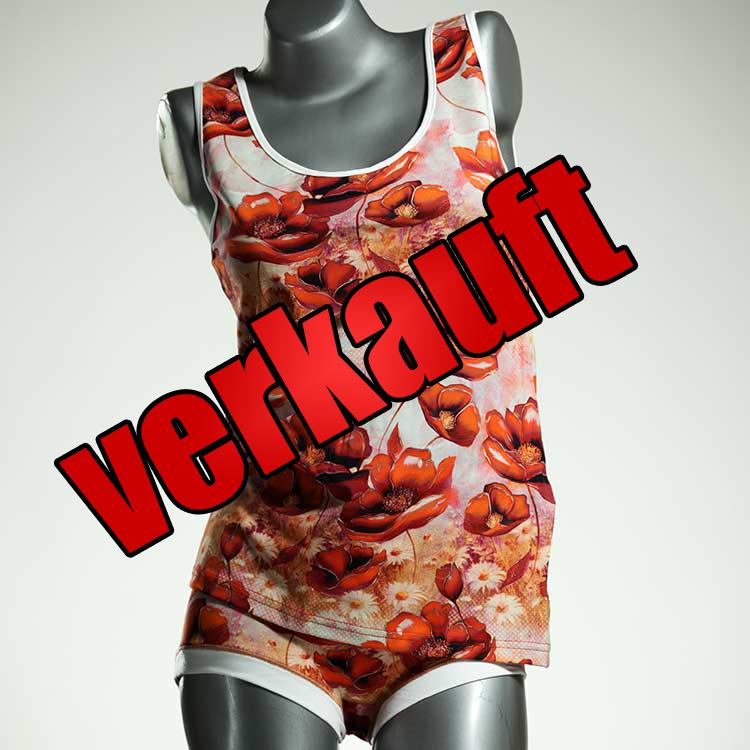 handgemachte attraktive bunte farbige Unterwäsche Set für DamenPanty / Hotpant mit Top aus Baumwolle