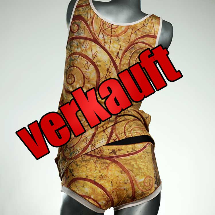 attraktive sexy schöne bunte Unterwäsche Set für DamenPanty / Hotpant mit Top aus Baumwolle